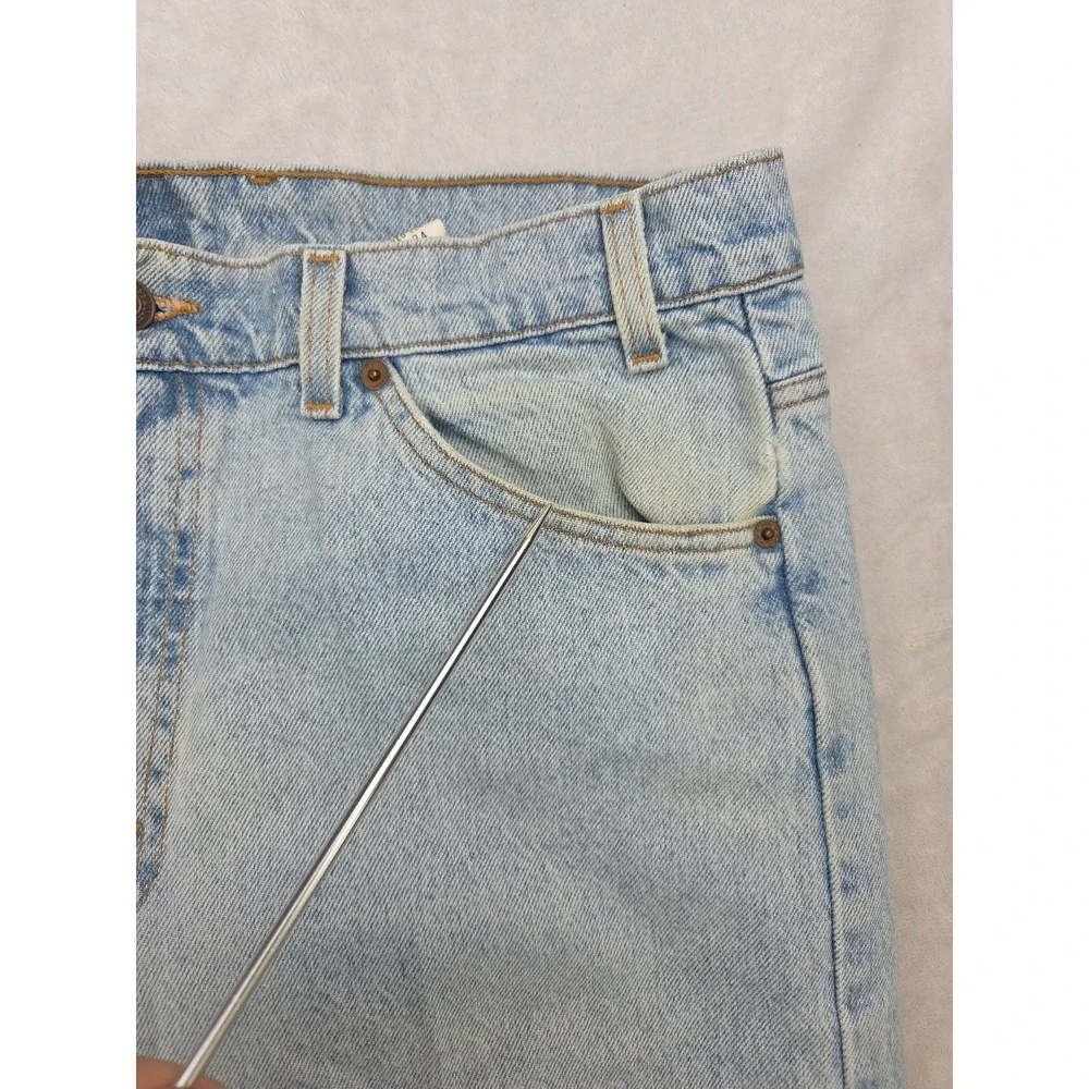 Vintage 90s Levi's 550 Jeans‎ | Orange Tab Light Wash | Relaxed Tapered | 34x34